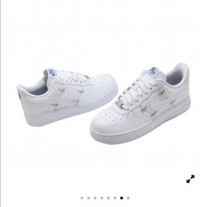 NWT Nike Air Force 1 Sisterhood White Royal